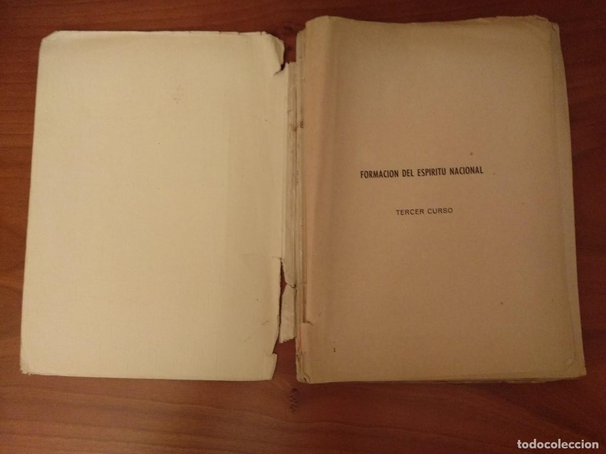 Libros de segunda mano: FORMACI&Oacute;N del ESPIRITU NACIONAL 3r Curso, A. RODRIGO SOSPEDRA 1955 y Librito-programa. - Foto 12