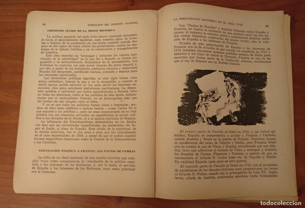 Libros de segunda mano: FORMACI&Oacute;N del ESPIRITU NACIONAL 4o Curso, A. RODRIGO SOSPEDRA 1955 y Librito-programa. - Foto 5