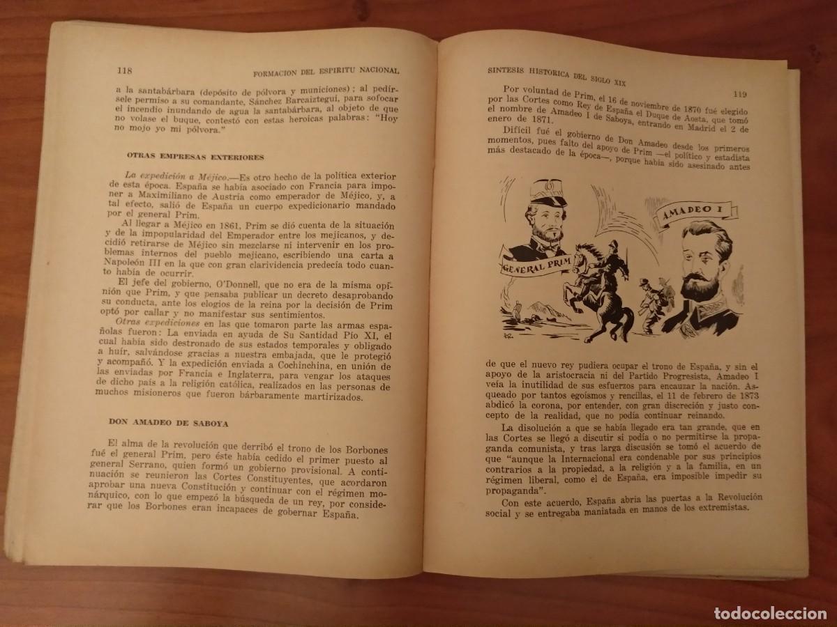 Libros de segunda mano: FORMACI&Oacute;N del ESPIRITU NACIONAL 4o Curso, A. RODRIGO SOSPEDRA 1955 y Librito-programa. - Foto 7
