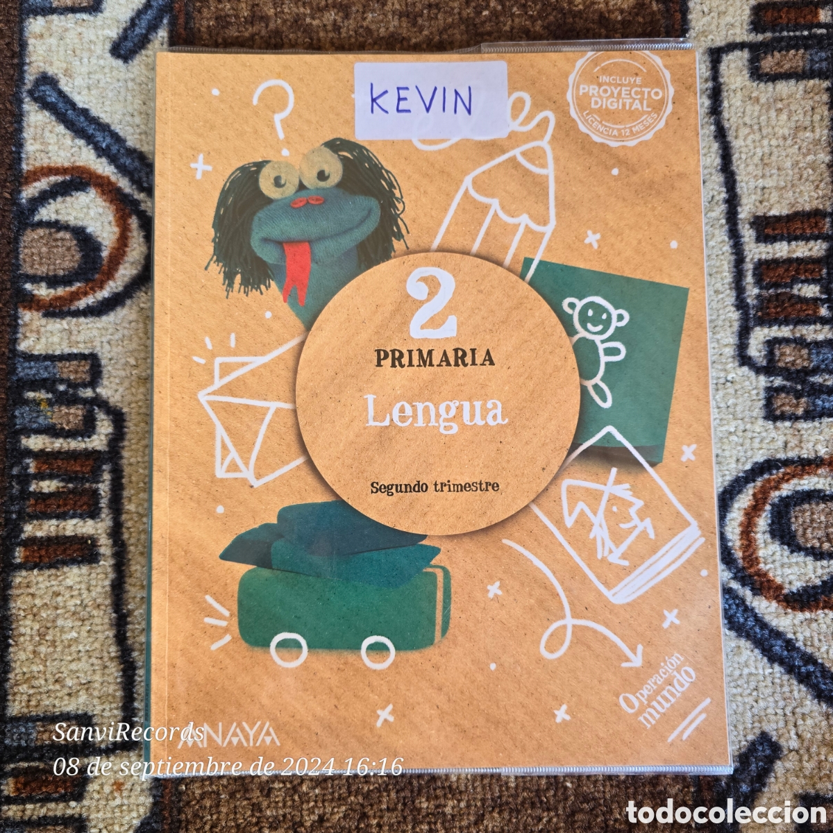 Libros de segunda mano: LENGUA, 2 PRIMARIA, SEGUNDO TRIMESTRE (ANAYA) - Foto 1