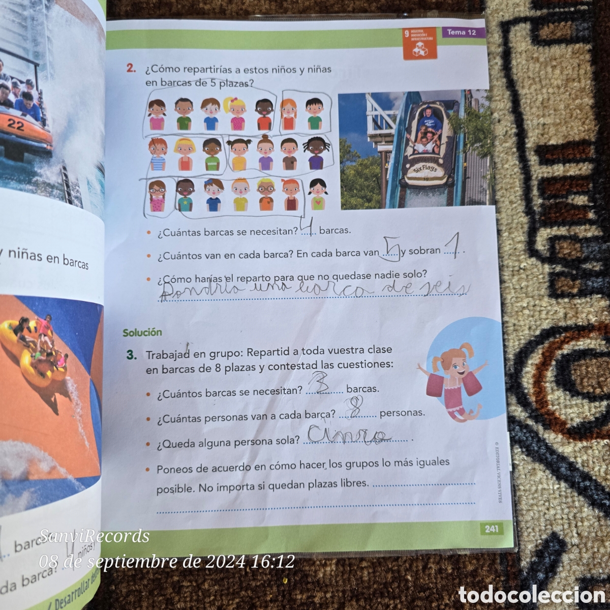 Libros de segunda mano: MATEM&Aacute;TICAS 2.3 (VICENS VIVES) - Foto 2