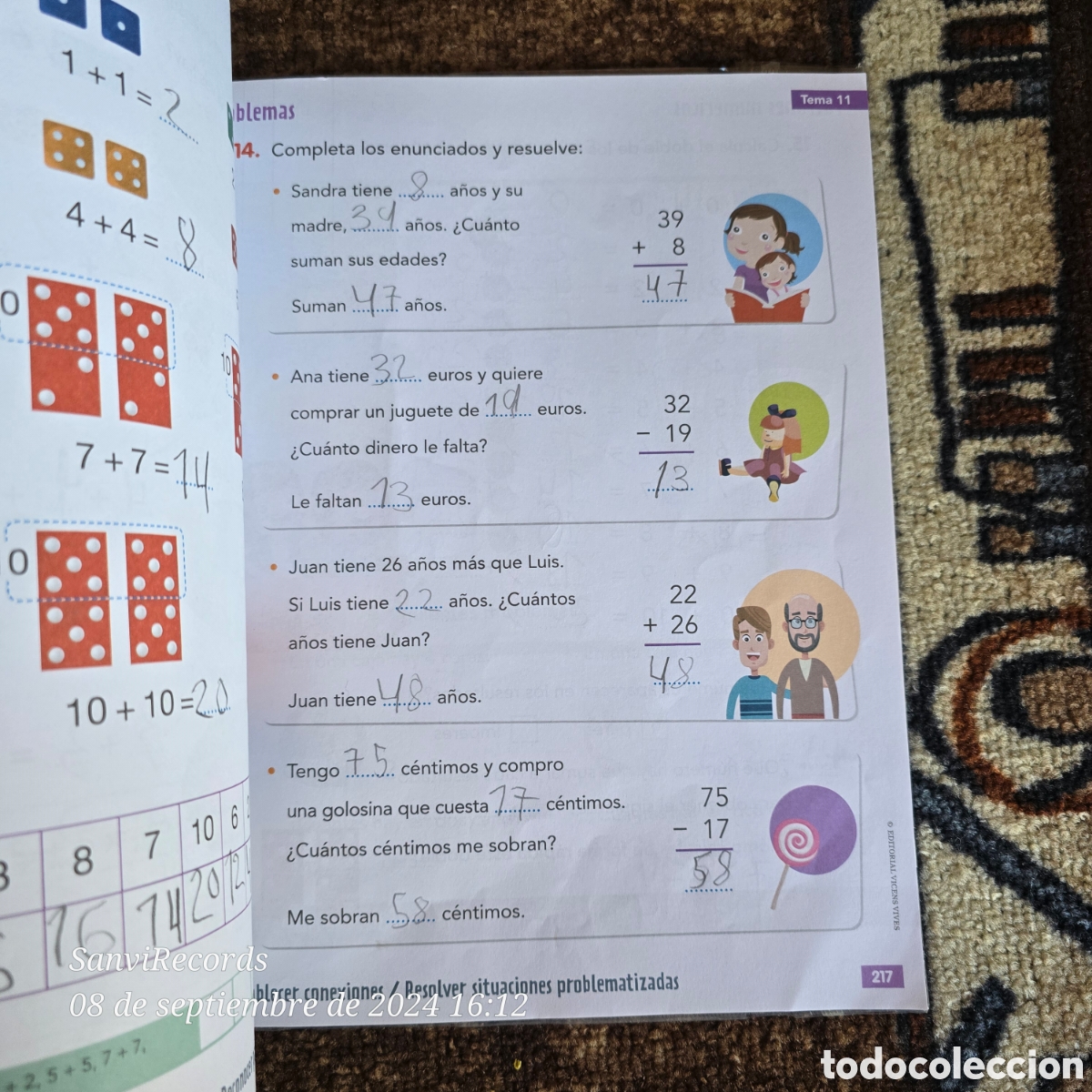Libros de segunda mano: MATEM&Aacute;TICAS 2.3 (VICENS VIVES) - Foto 5