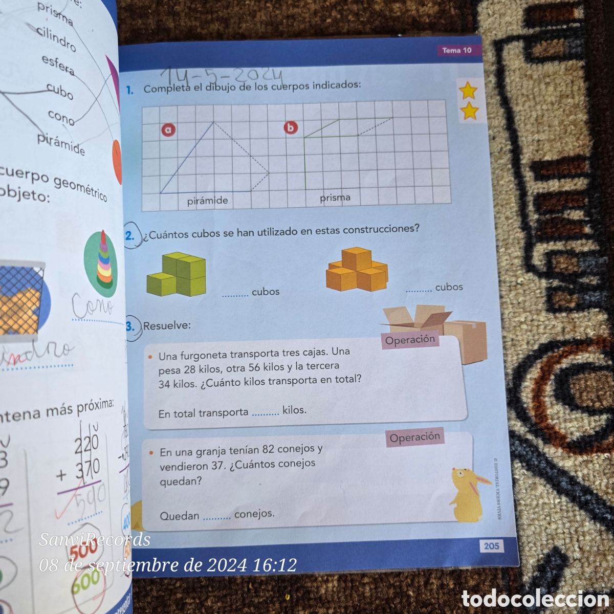 Libros de segunda mano: MATEM&Aacute;TICAS 2.3 (VICENS VIVES) - Foto 6