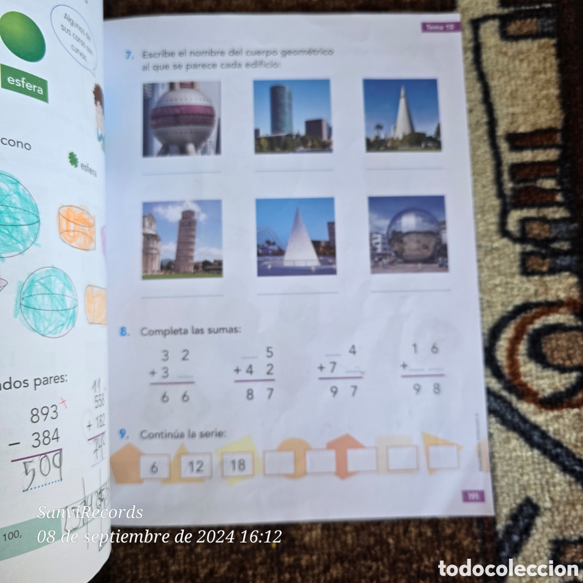 Libros de segunda mano: MATEM&Aacute;TICAS 2.3 (VICENS VIVES) - Foto 8