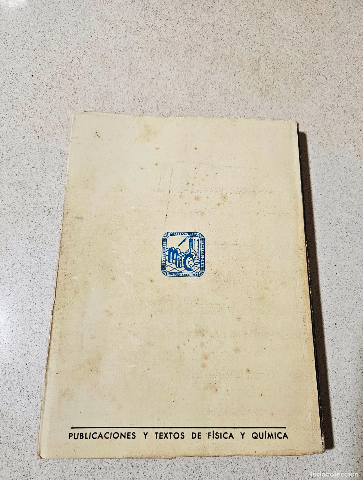Libros de segunda mano: Elementos de Qu&iacute;mica de Cabezas Serra, Miguel - Foto 7