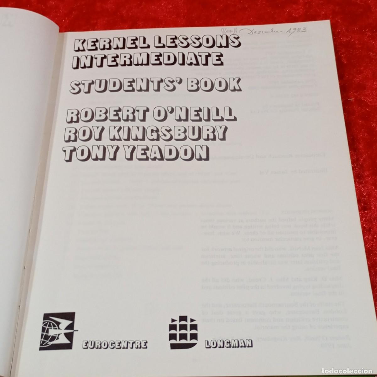 Libros de segunda mano: STUDENTS BOOK - KERNEL LESSONS INTERMEDIATE - EUROCENTRE - 1980 / 721 - Foto 4
