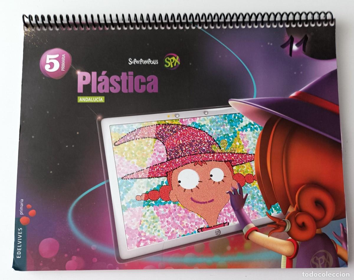 Libros de segunda mano: LIBRO DE TEXTO 5&ordm; PRIMARIA: PL&Aacute;STICA SUPERPIXEPOLIS SPX
