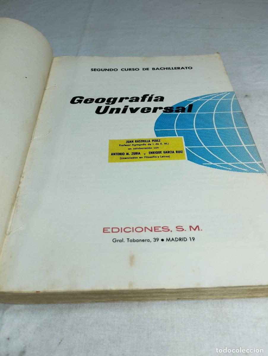 Libros de segunda mano: Geograf&iacute;a universal, segundo curso. Ediciones SM - Foto 2