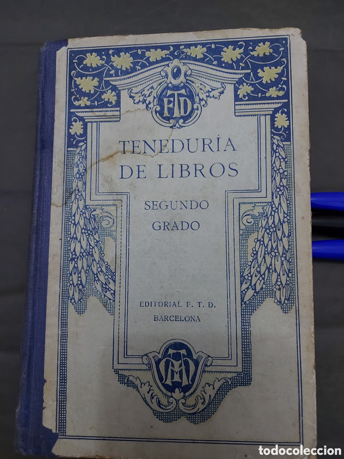 Libros de segunda mano: TENEDURIA DE LIBROS a&ntilde;o 1930,2&deg;grado - Foto 1