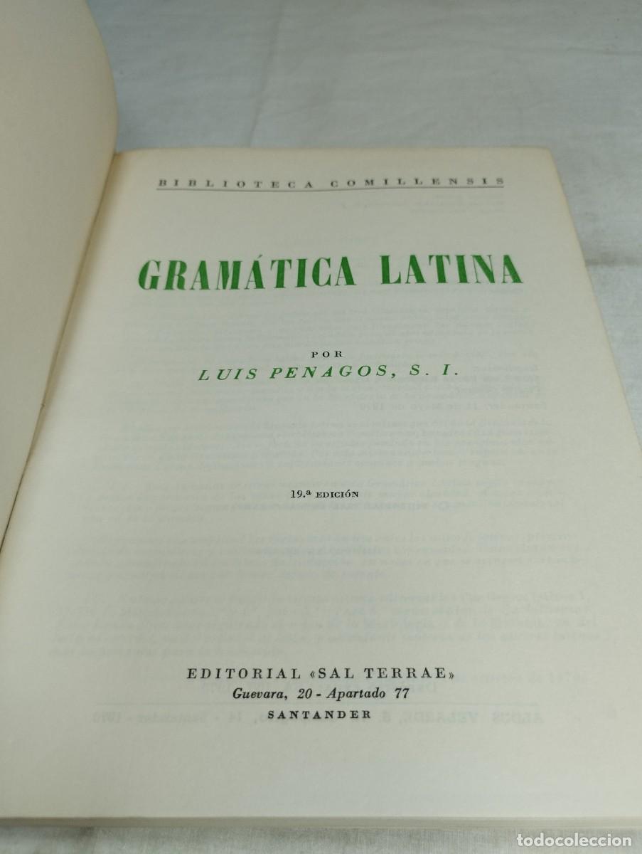 Libros de segunda mano: Gram&aacute;tica latina. Luis Penagos - Foto 2
