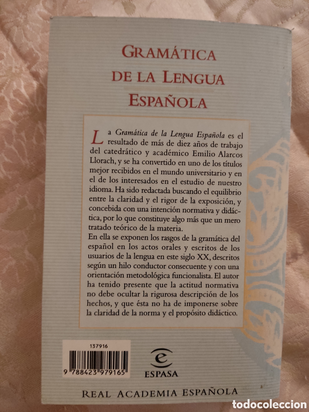 Libros de segunda mano: Gram&aacute;tica de la lengua espa&ntilde;ola - Foto 2