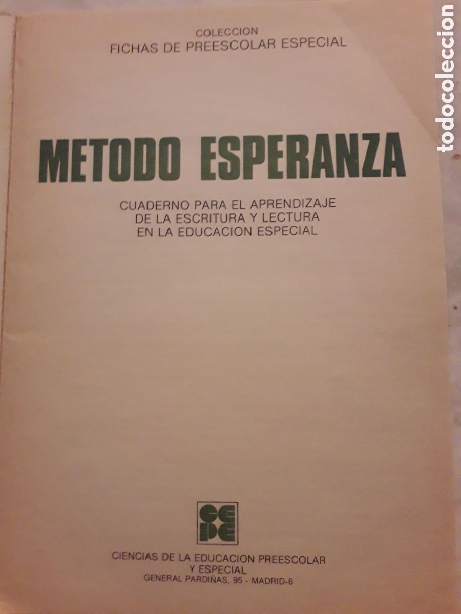 Libros de segunda mano: METODO ESPERANZA. JOSE PEREZ MARINA - Foto 2