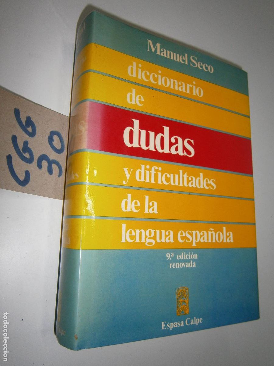 Libros de segunda mano: DICCIONARIO DE DUDAS Y DIFICULTADES DE LA LENGUA ESPA&Ntilde;OLA