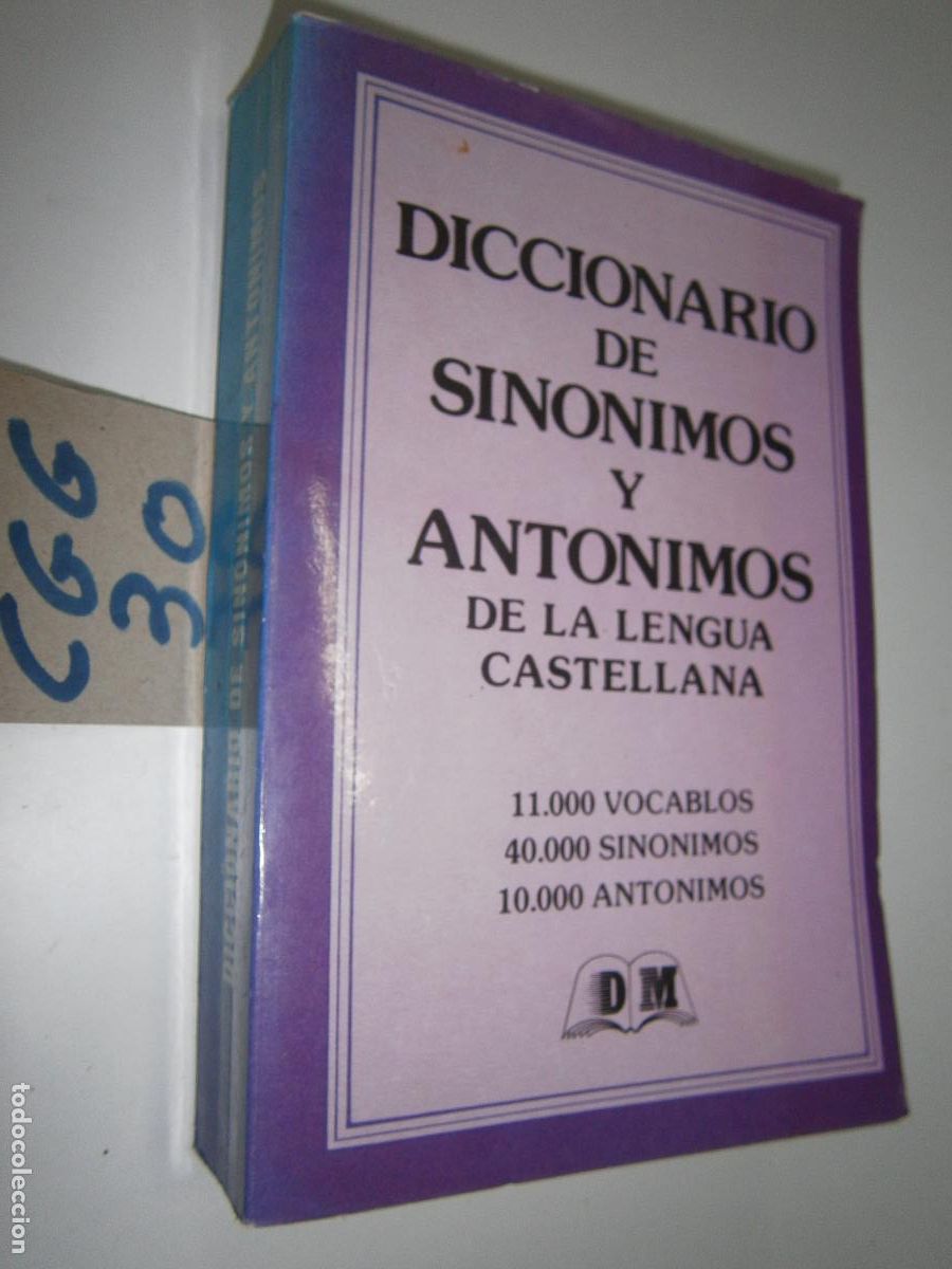 Libros de segunda mano: DICCIONARIO DE SINONIMOS Y ANTONIMOS - Foto 1