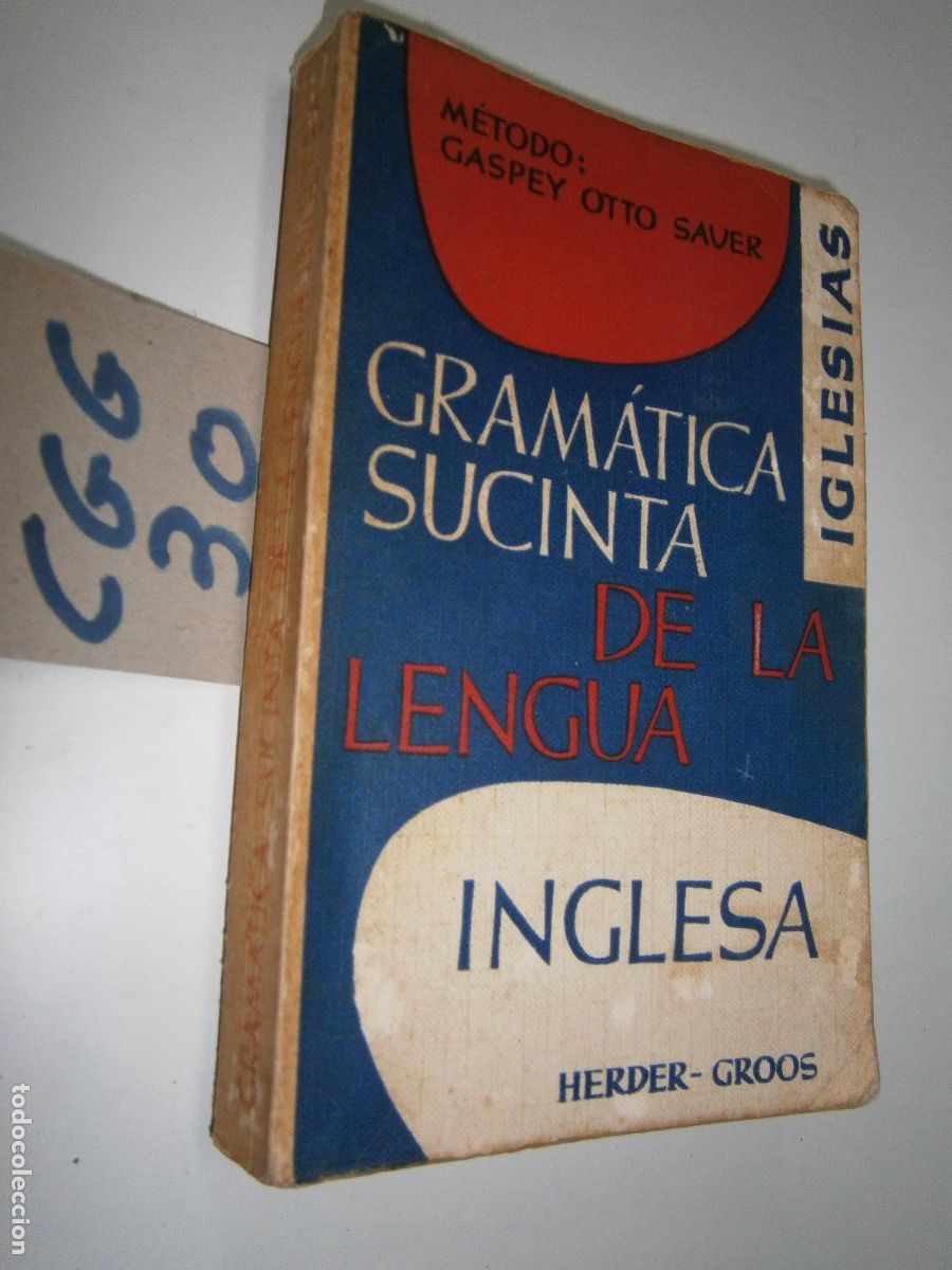 Libros de segunda mano: ANTIGUO LIBRO DE TEXTO - GRAMATICA SUCINTA DE LA LENGUA INGLESA - Foto 1