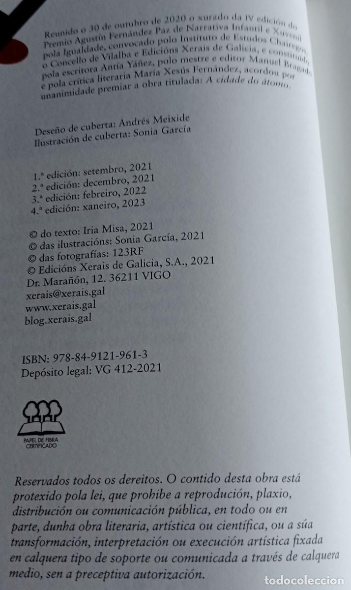 Libros de segunda mano: A CIDADE DO &Aacute;TOMO, IRIA MISA, XERAIS - Foto 4