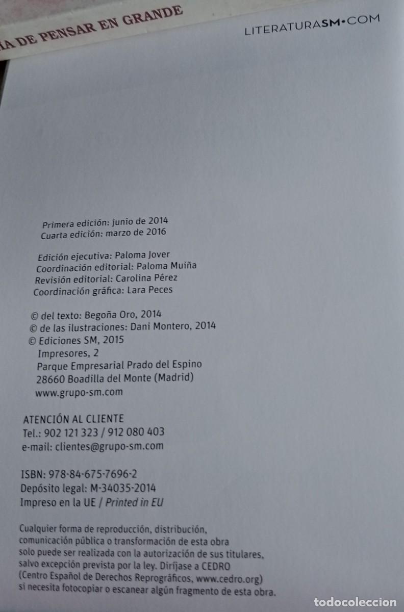 Libros de segunda mano: QUIEN DIJO MIEDO, BEGO&Ntilde;A ORO, SM - Foto 4