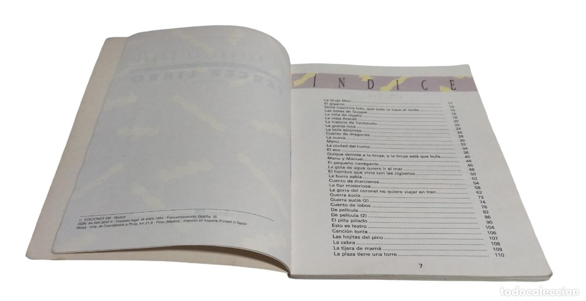 Libros de segunda mano: EL PARQUE DE PAPEL. PRIMARIA. TERCER LIBRO / PILAR MATEOS. SM. - Foto 4