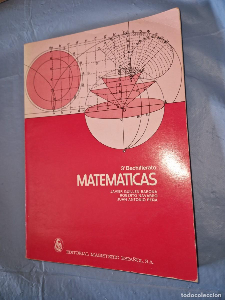 Livros em segunda m&atilde;o: MATEMATICAS 3 BACHILLERATO, JAVIER GUILLEN BARONA