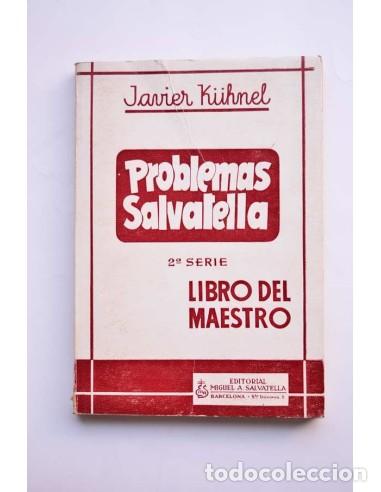 Libros de segunda mano: Problemas Salvatella. Libro del maestro. 2&ordf; serie - K&Uuml;HNEL, Javier - Foto 1