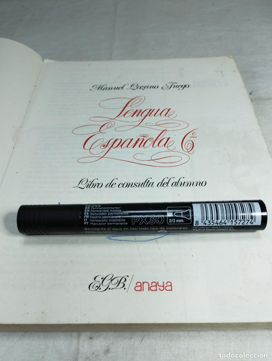 Libros de segunda mano: Lengua espa&ntilde;ola. Sexto de E.G.B. Editorial Anaya. - Foto 2