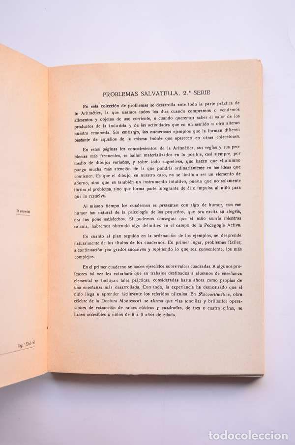 Libros de segunda mano: Problemas Salvatella. Libro del maestro. 2&ordf; serie - K&Uuml;HNEL, Javier - Foto 3