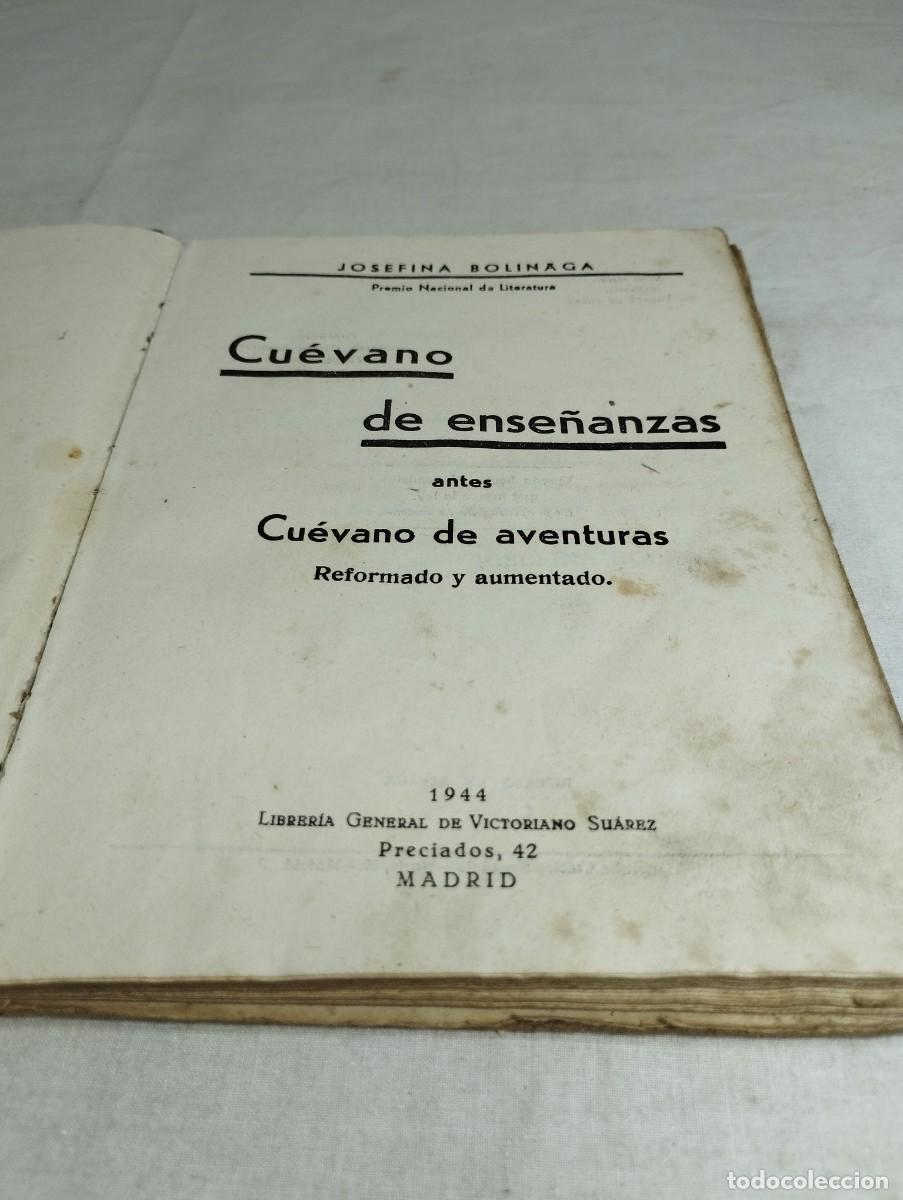 Libros de segunda mano: Cu&eacute;vano de ense&ntilde;anzas. Josefina Bolinaga. - Foto 2
