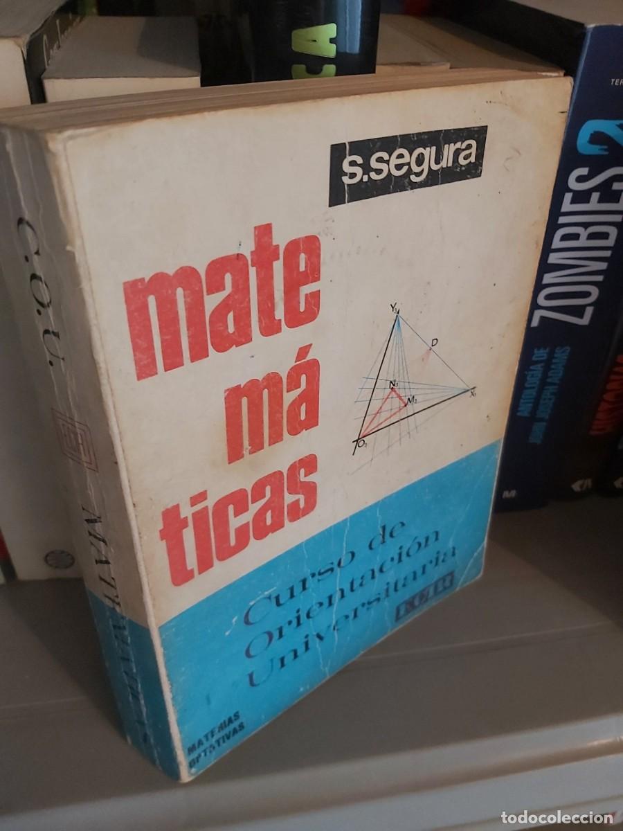 Libros de segunda mano: MATEM&Aacute;TICAS: S. SEGURA - Foto 1