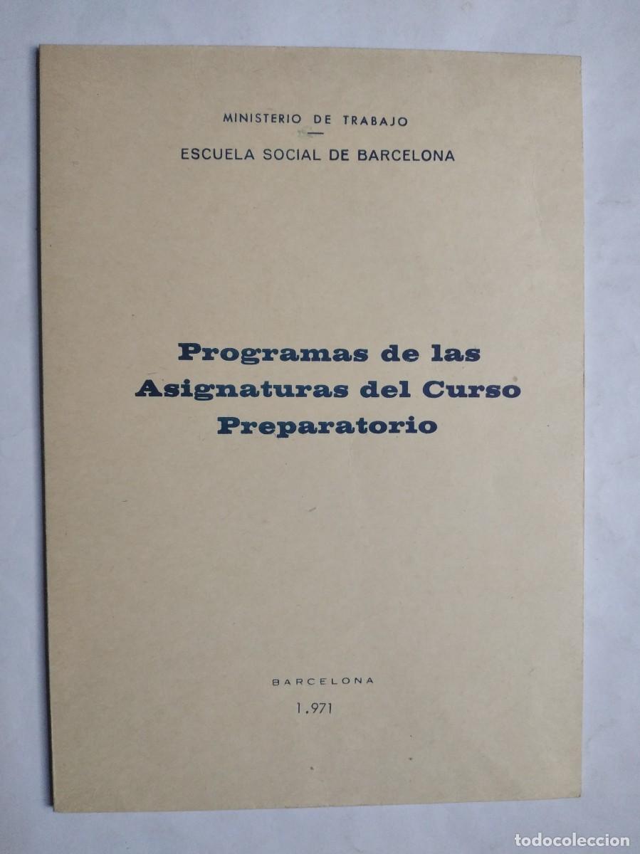 Gebrauchte B&uuml;cher: PROGRAMA DE LENGUA Y LITERATURA ESPA&Ntilde;OLA JOS&Eacute; LUIS VIDAL P&Eacute;REZ 1971 ESCUELA SOCIAL BARCELONA
