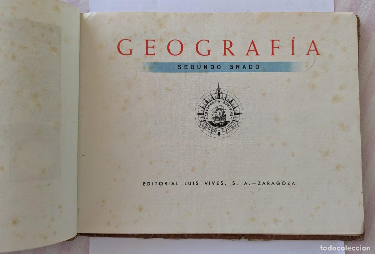Libros de segunda mano: Geografia. Segundo grado. Ed. Luis Vives - Foto 2