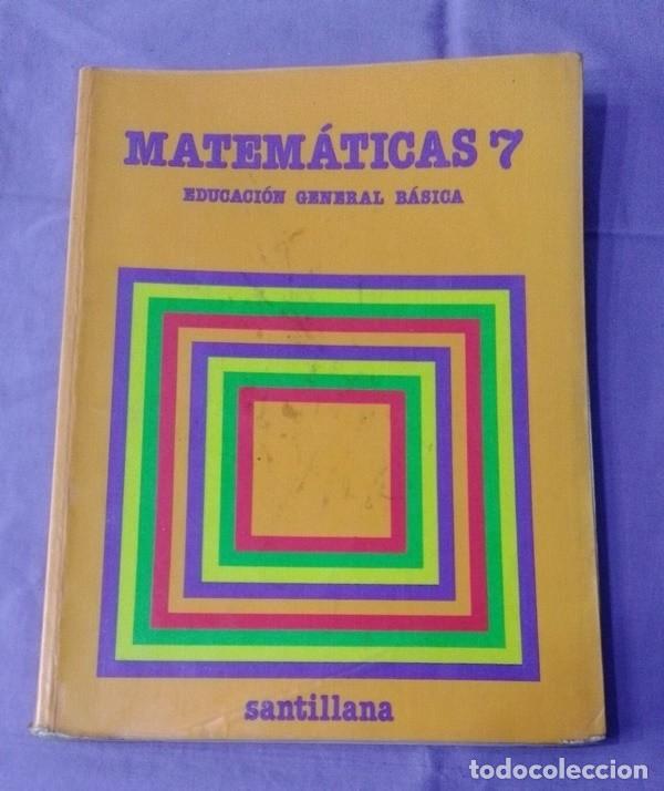 Libros de segunda mano: E. G. B. Matematicas 7 SANTILLANA - Foto 1