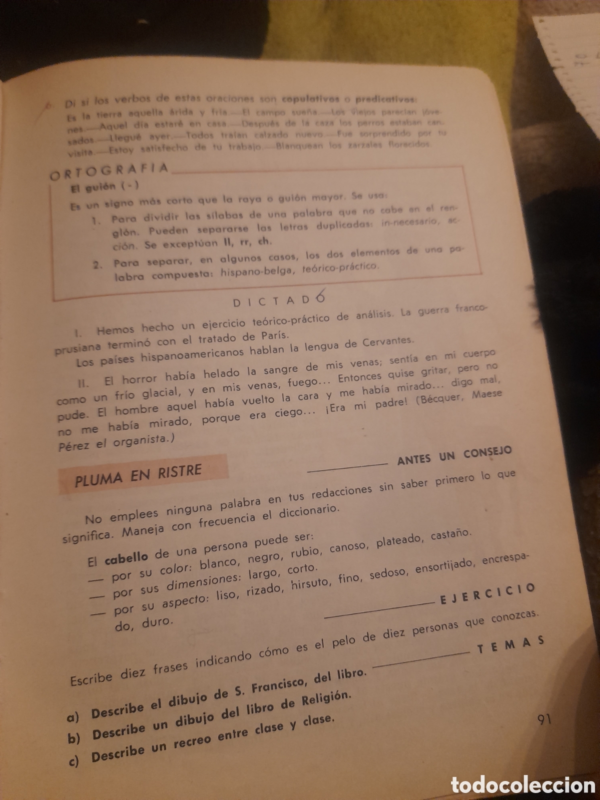Libros de segunda mano: Libro de texto, Espa&ntilde;ol 2 a&ntilde;o de 1964, Edici&oacute;nes SM - Foto 8