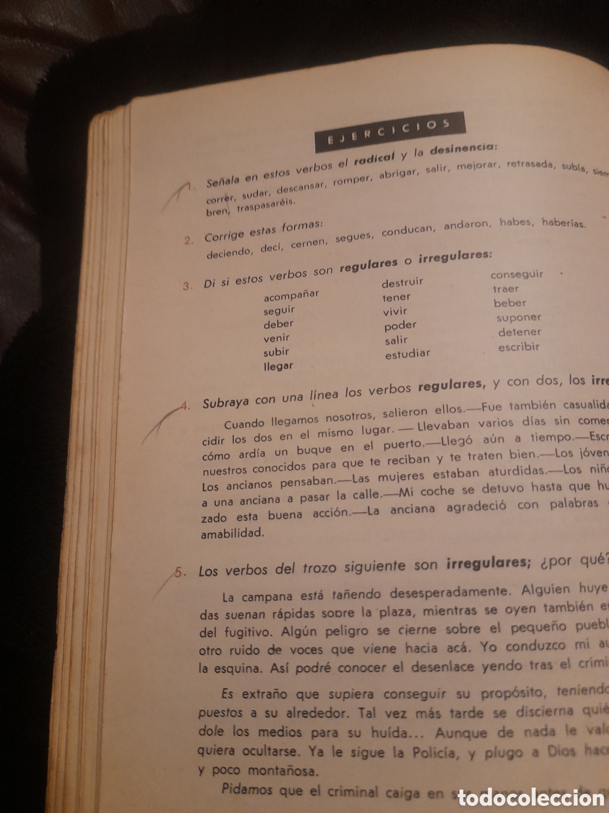 Libros de segunda mano: Libro de texto, Espa&ntilde;ol 2 a&ntilde;o de 1964, Edici&oacute;nes SM - Foto 9