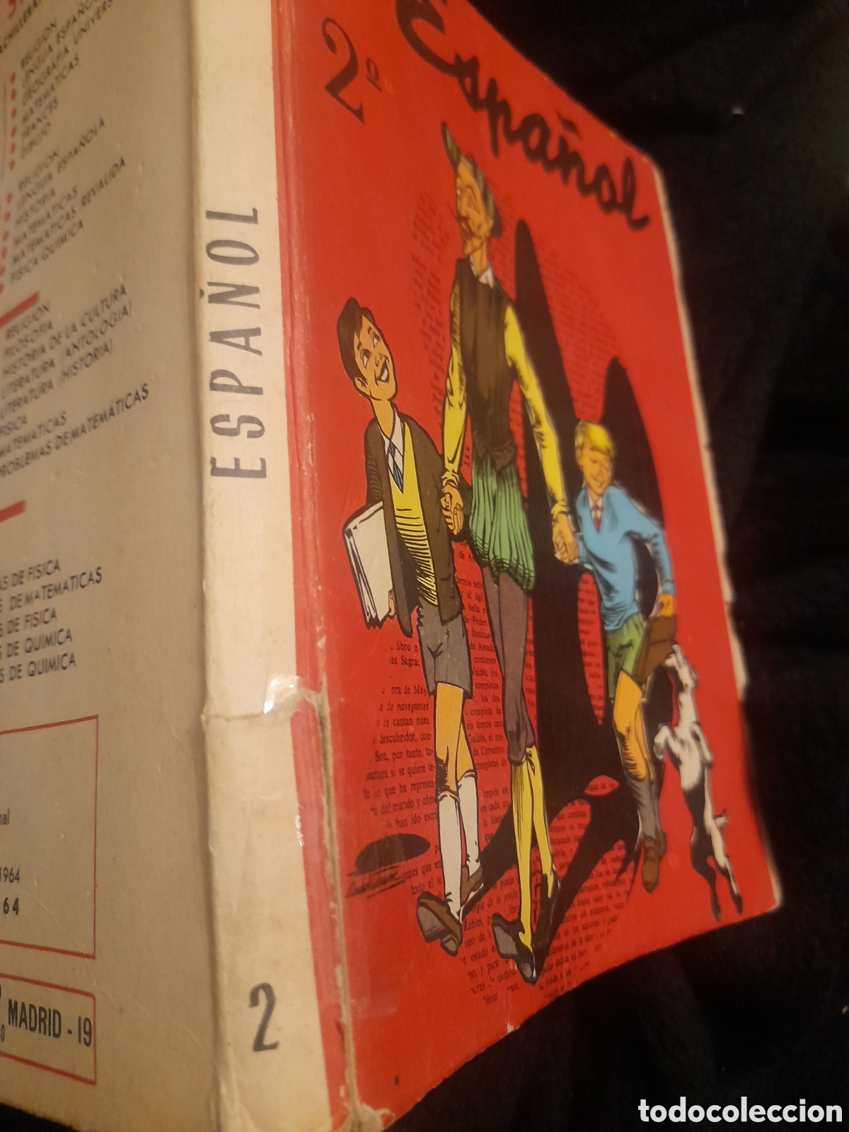 Libros de segunda mano: Libro de texto, Espa&ntilde;ol 2 a&ntilde;o de 1964, Edici&oacute;nes SM - Foto 11