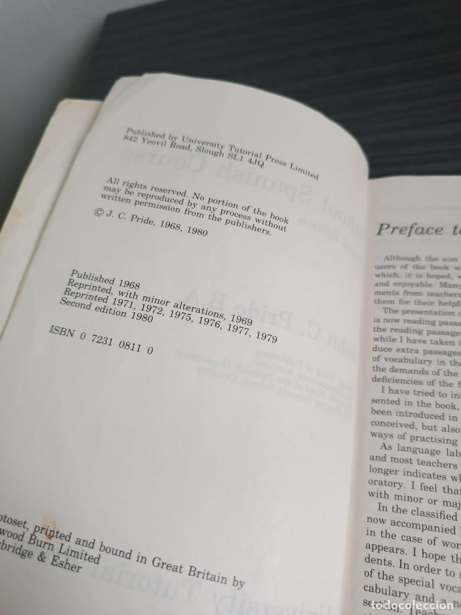 Libros de segunda mano: School Spanish Course - John C. Pride - 1980 - Secon Edition - Foto 6