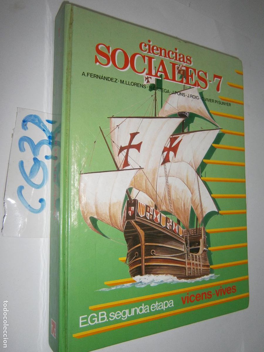 Libros de segunda mano: ANTIGUO LIBRO DE TEXTO - CIENCIAS SOCIALES 7&ordm; EGB - Foto 1
