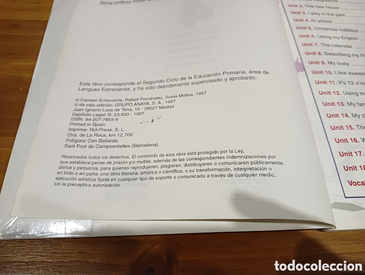 Libros de segunda mano: Goldfish course book 4 . Anaya - Foto 4