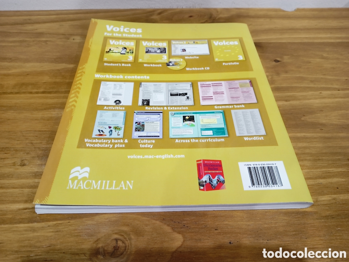 Libros de segunda mano: Voices, Students book 3 , workbook, portfolio - Foto 11