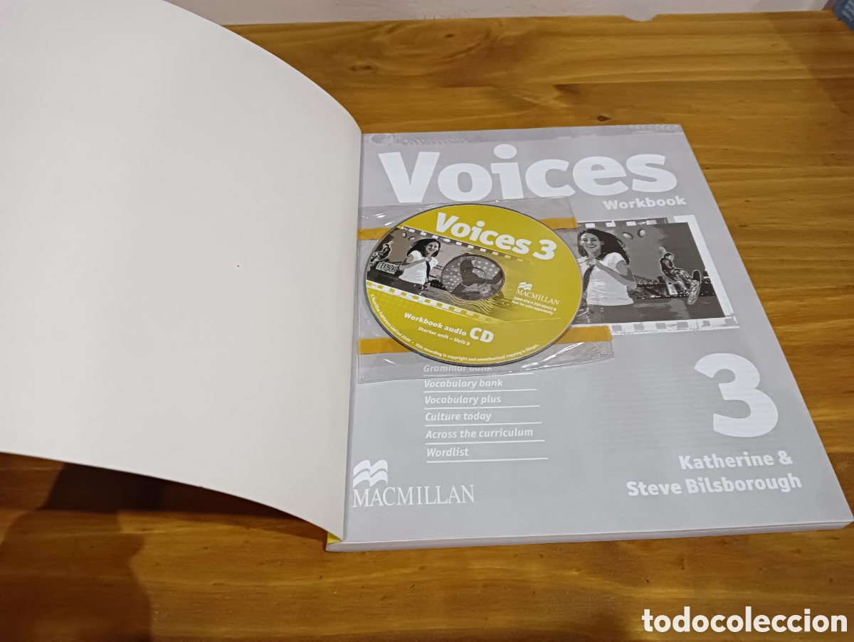Libros de segunda mano: Voices, Students book 3 , workbook, portfolio - Foto 12