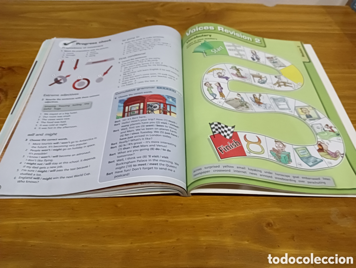 Libros de segunda mano: Voices, Students book 3 , workbook, portfolio - Foto 17
