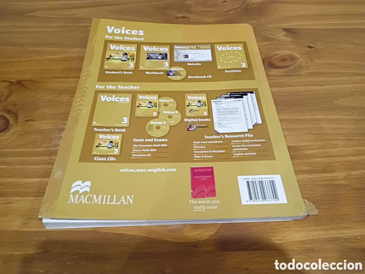 Libros de segunda mano: Voices, Students book 3 , workbook, portfolio - Foto 18