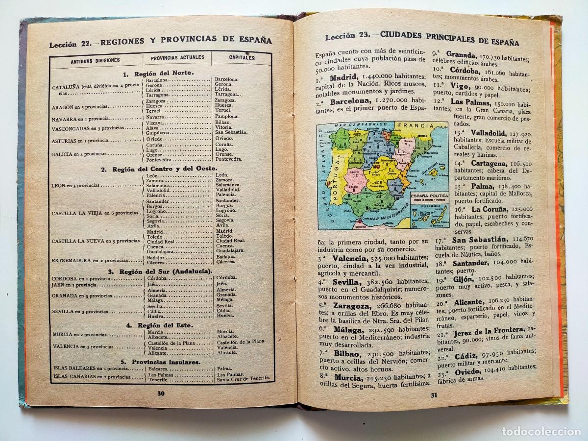 Libros de segunda mano: GEOGRAFIA ELEMENTAL PRIMER GRADO - Ediciones BRU&Ntilde;O 1954 - Foto 11