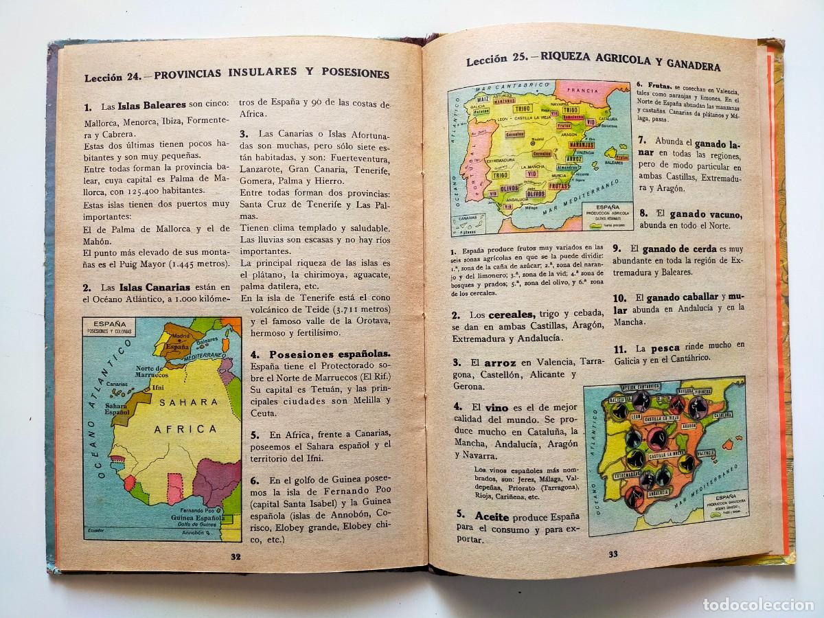 Libros de segunda mano: GEOGRAFIA ELEMENTAL PRIMER GRADO - Ediciones BRU&Ntilde;O 1954 - Foto 12