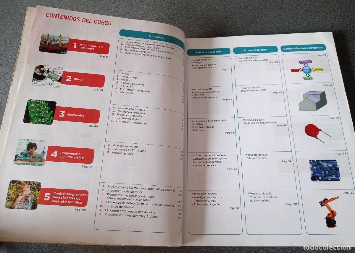 Libros de segunda mano: Tecnolog&iacute;a Programaci&oacute;n Y Rob&oacute;tica 3 ESO Anaya - Foto 4