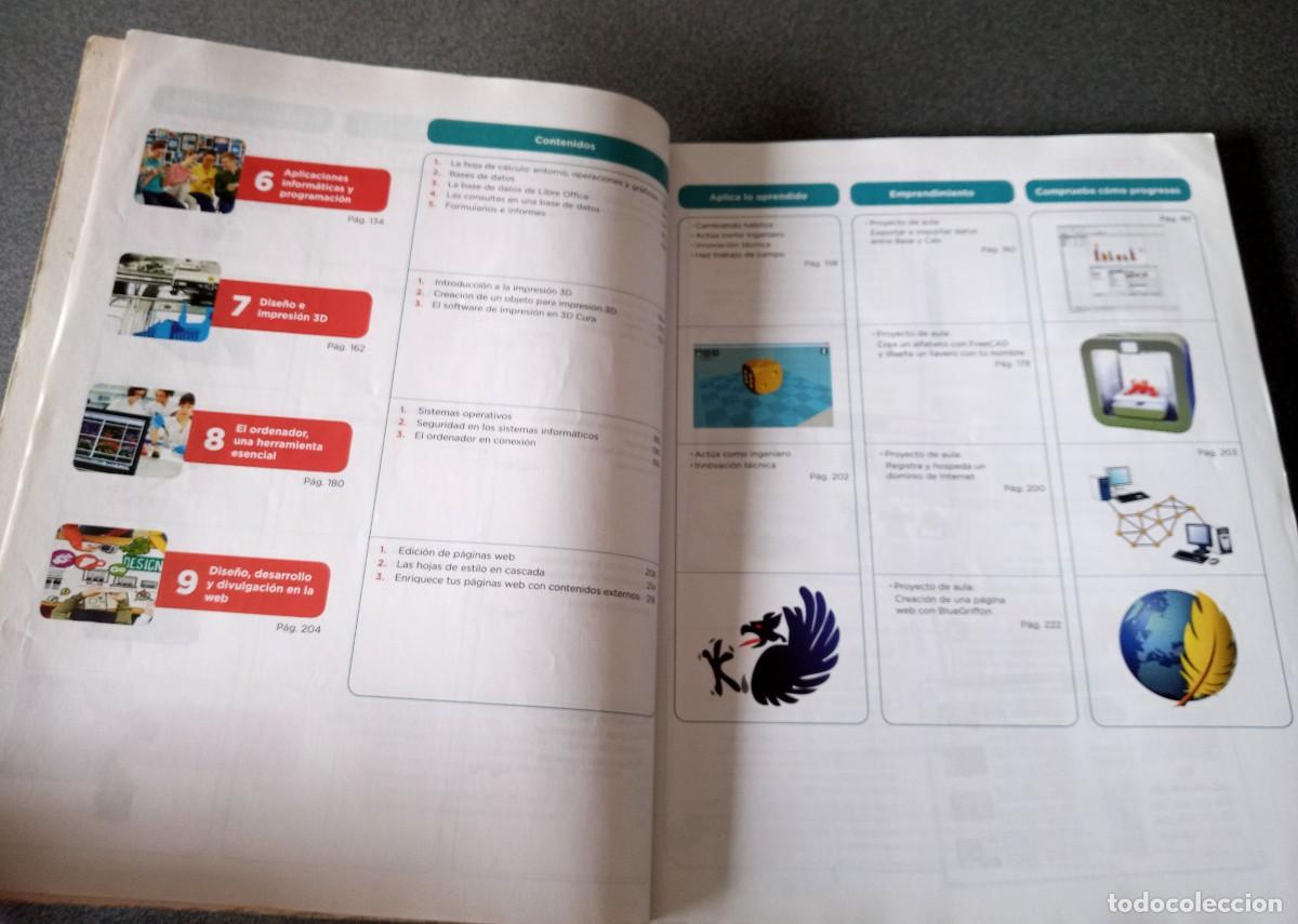 Libros de segunda mano: Tecnolog&iacute;a Programaci&oacute;n Y Rob&oacute;tica 3 ESO Anaya - Foto 5