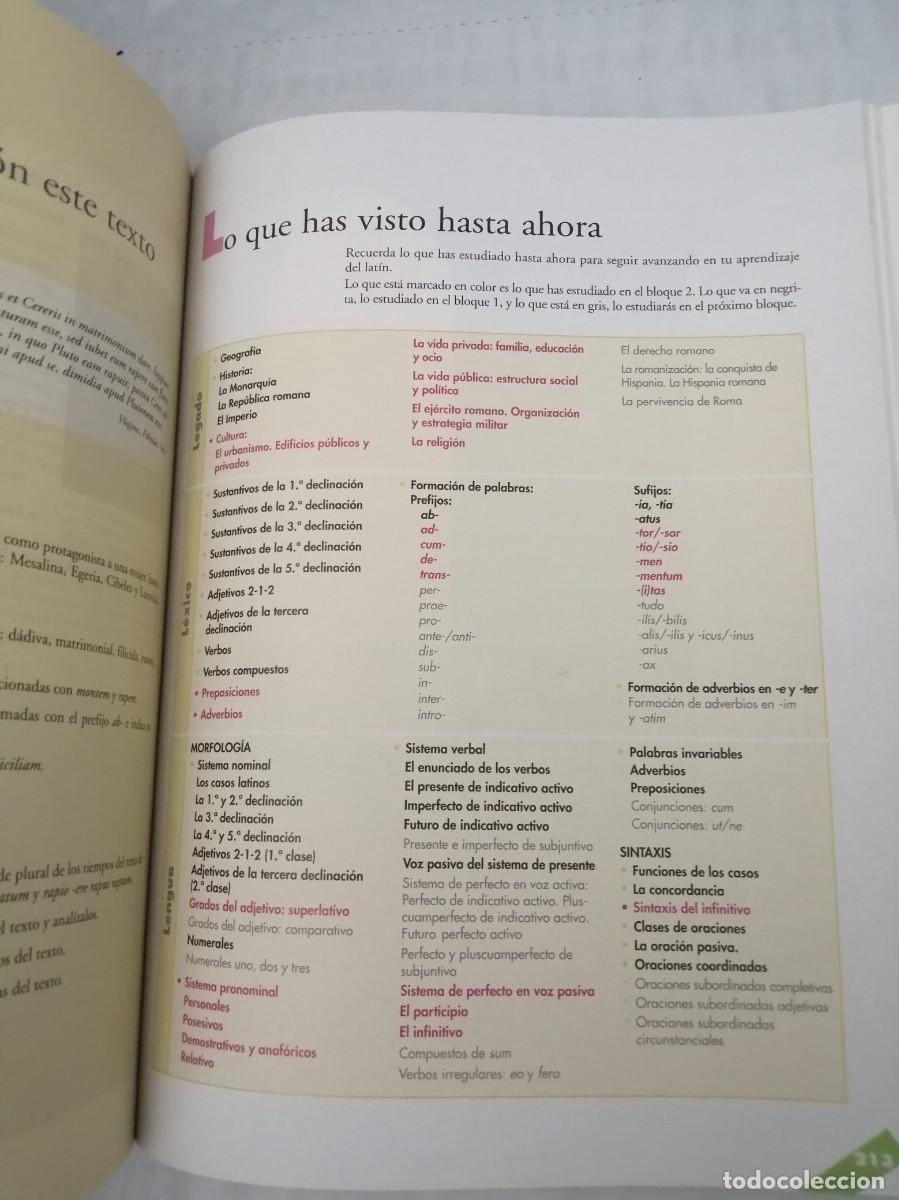 Libros de segunda mano: Lat&iacute;n 1 Bachillerato - Foto 4
