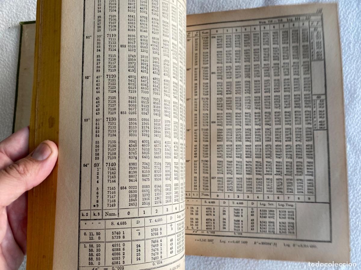 Libros de segunda mano: Libro Tablas de Logaritmos L- Schr&ouml;n 1947 - Foto 4