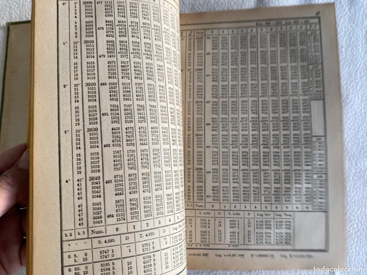 Libros de segunda mano: Libro Tablas de Logaritmos L- Schr&ouml;n 1947 - Foto 8