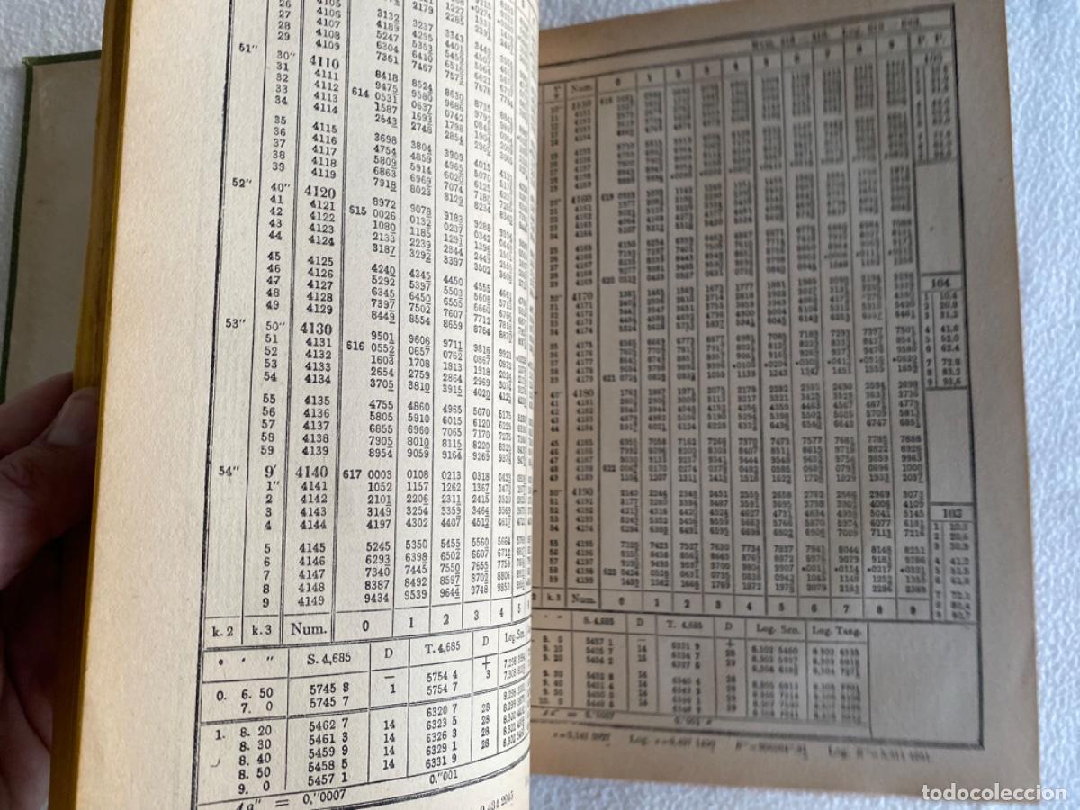 Libros de segunda mano: Libro Tablas de Logaritmos L- Schr&ouml;n 1947 - Foto 9