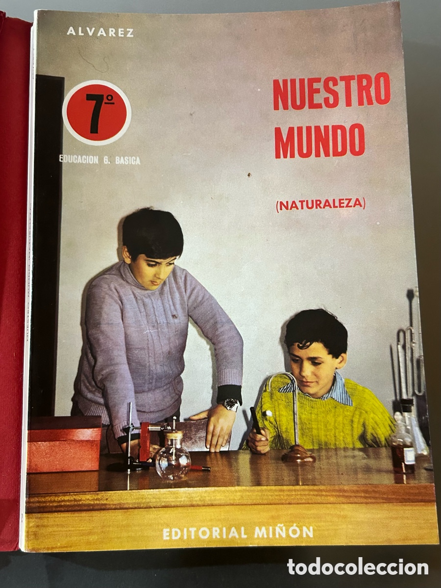 Libros de segunda mano: Libro escolar nuestro mundo 7 editorial mi&ntilde;on - Foto 1